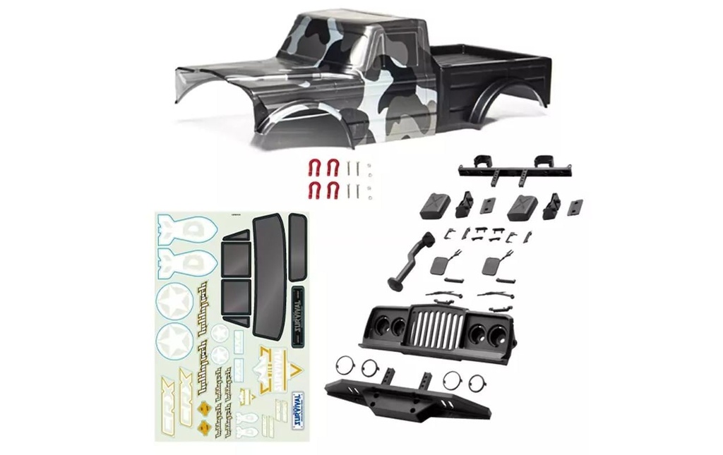 Hobbytech Carrosserie Crawler Survival 324 mm, Gris, 1:10