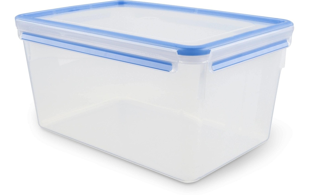 Emsa Récipients à provisions Clip& Close 8 l, Bleu/Transparent