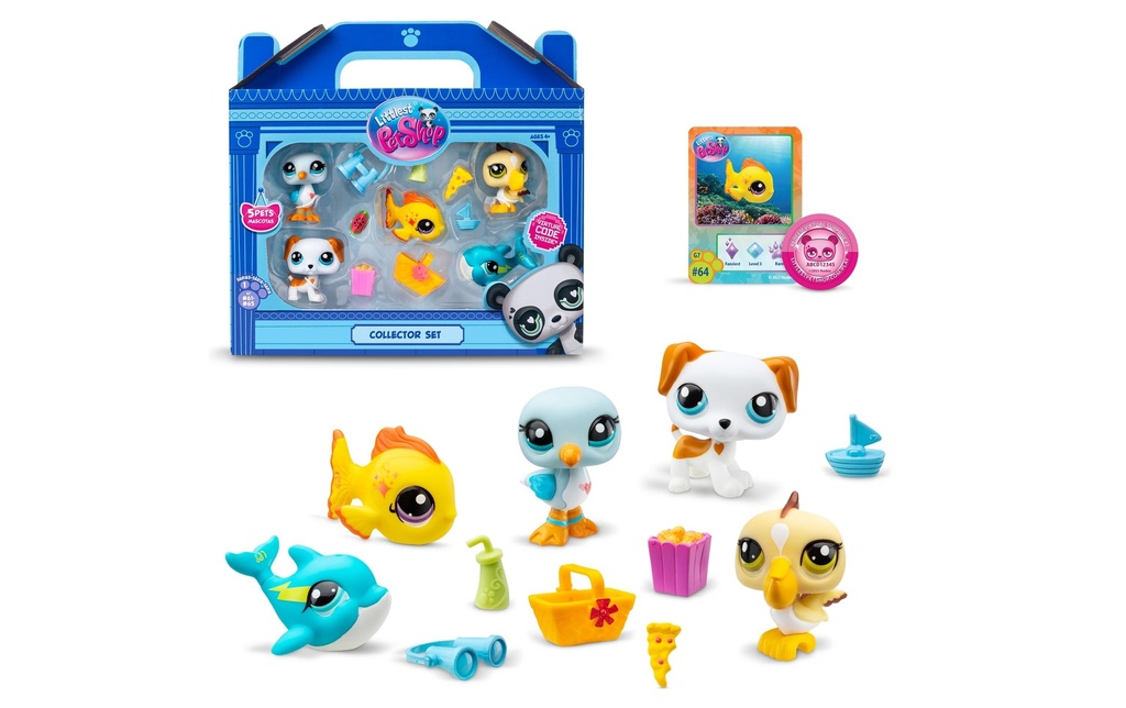 BANDAI Ensemble de pions Littlest Pet Shop – Beach Besties