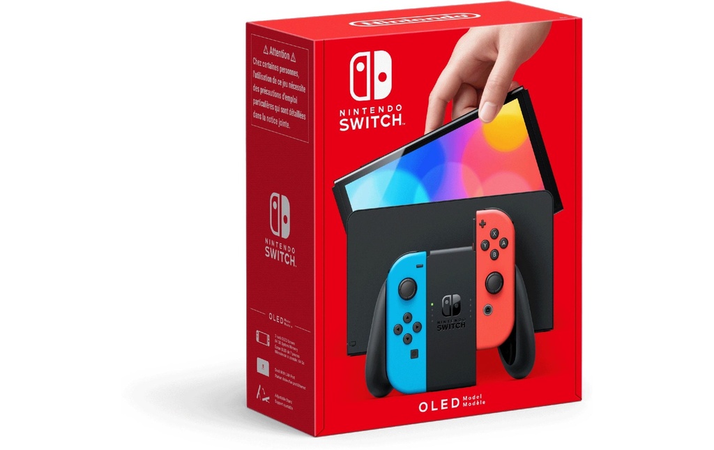 Nintendo Switch Modèle OLED Rouge / Bleu