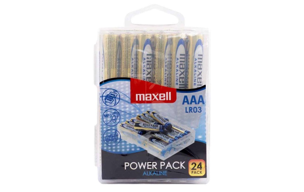 Maxell Europe LTD. Pile Alkaline AAA , 24 Pièce/s
