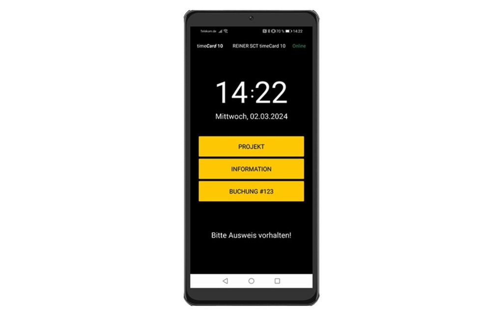 Reiner SCT timeCard Terminal App Licence annuelle ESD pour 1 app