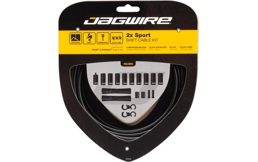 JAGWIRE Sport 2 x 4 Set Sram/Shimano
