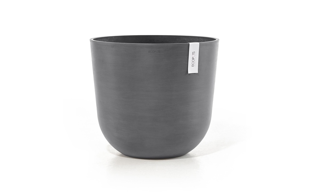Ecopots Pot à fleur Oslo 45 Gris