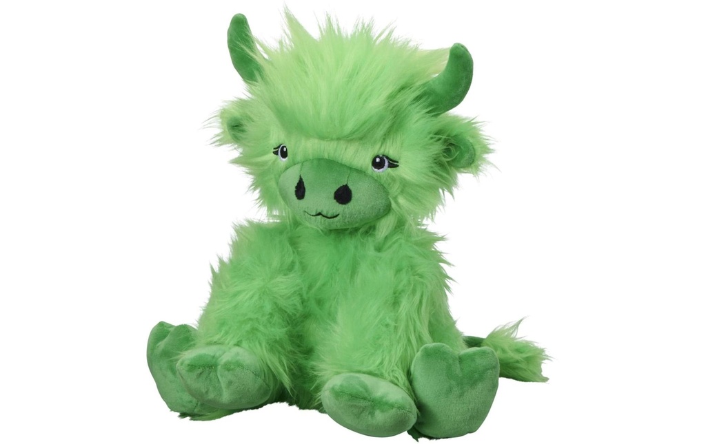 Bauer Peluche Vache Highland 25 cm Vert