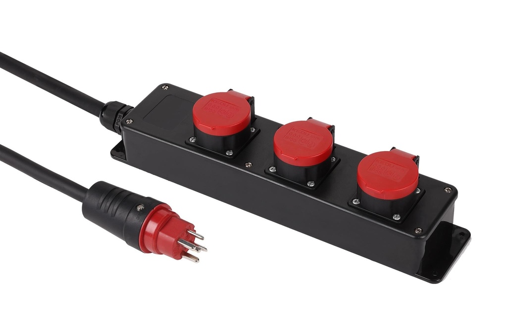 Schönenberger Barrette de connecteurs industrielle Plastique 3 x T25 IP55