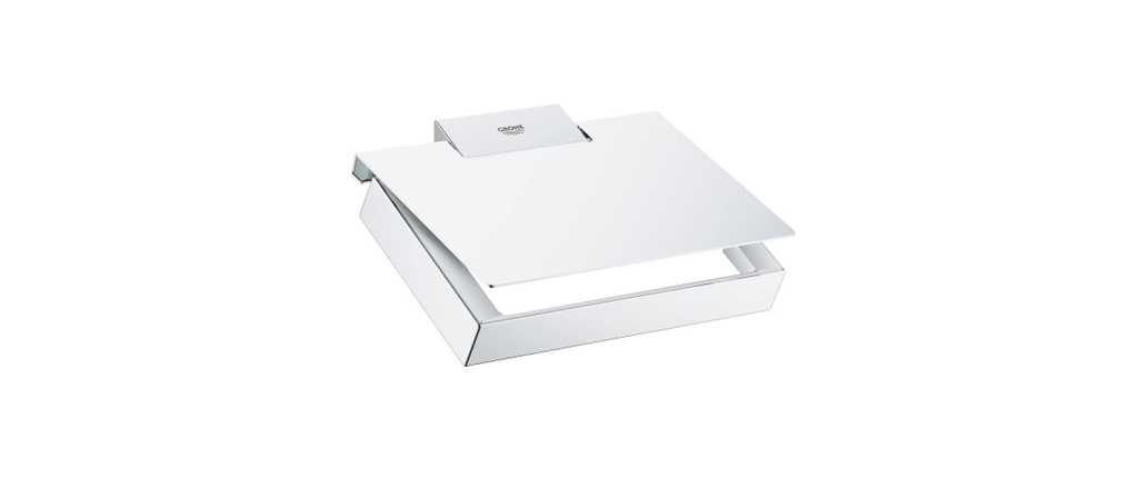 GROHE Porte-rouleau pour papier toilette Selection Cube Chrome