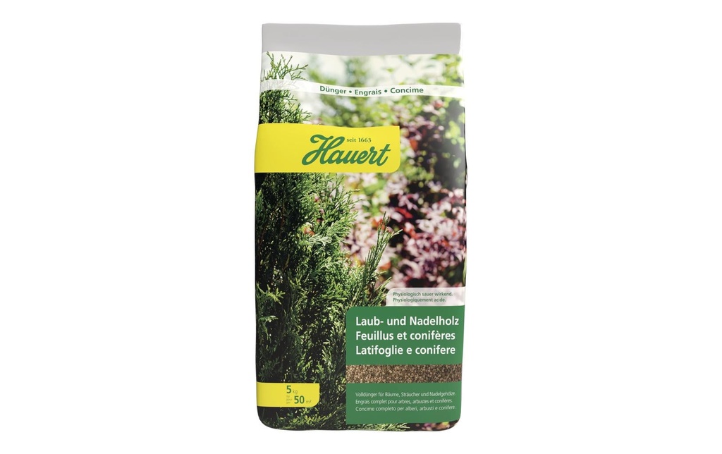 Hauert Engrais pour les bois feuillus et résineux, 5 kg