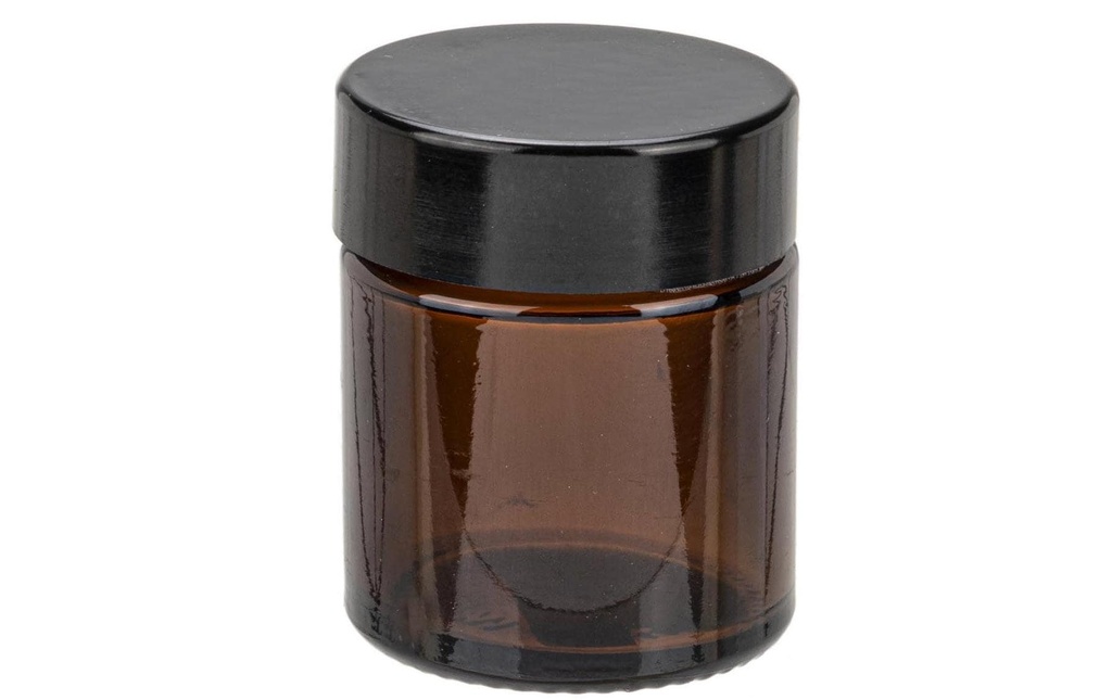 Glorex Boîte et emballage Creuset en verre 30 ml, brun