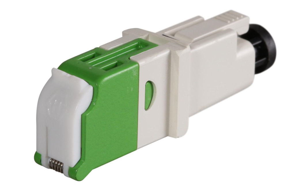 Swisscom Accouplement à fibre optique Adaptateur SM CLIK/APC – LC/APC, OS2, Simplex