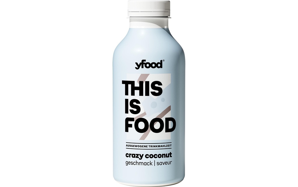 YFOOD Repas à boire Crazy Coconut 500 ml