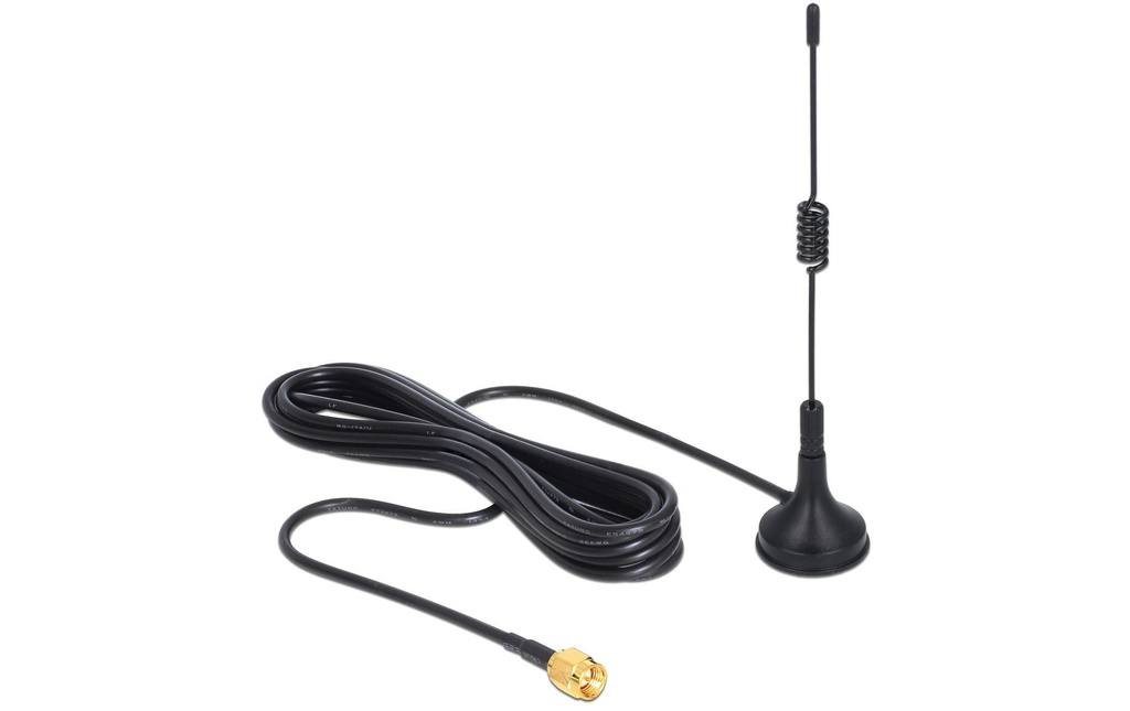 Delock Antenne ISM 433 MHz SMA 3 dBi Rayonnement omni directionnel
