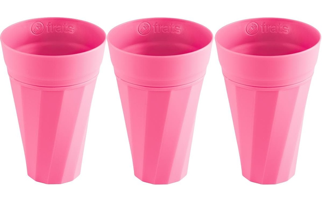 Frats Gobelet 300 ml, 3 Pièce/s, Rose