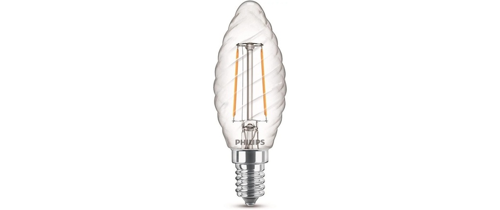 Philips Lampe LEDcla 25W E14 ST35 WW CL ND Blanc chaud (WW)