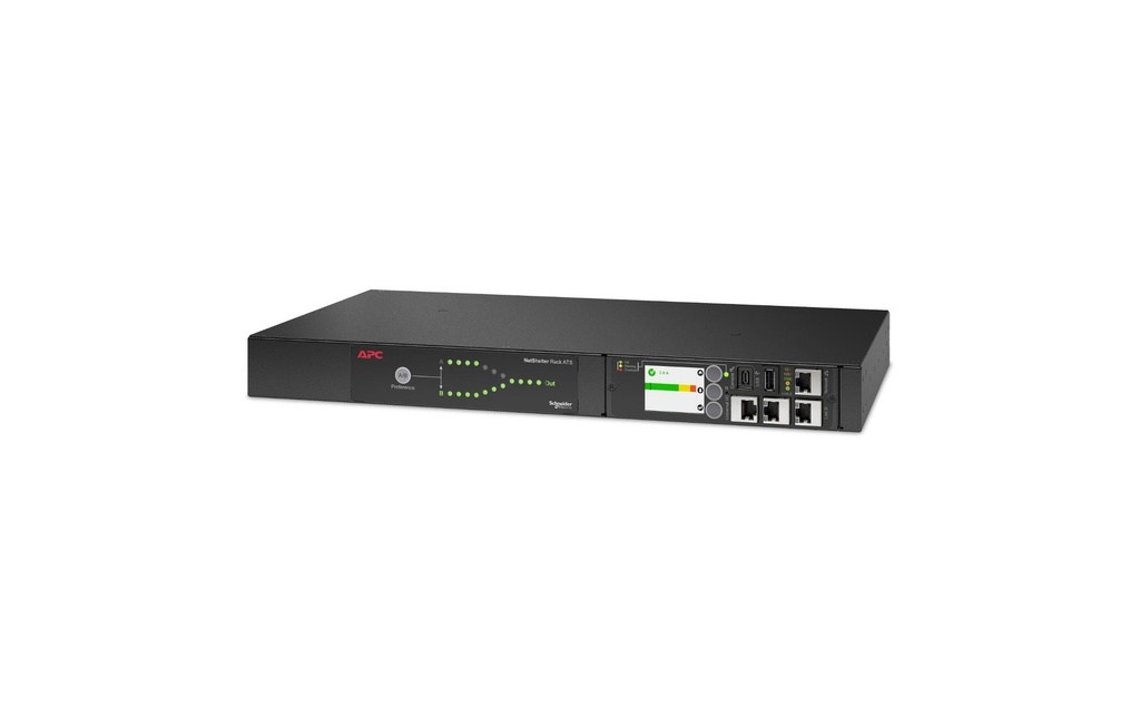 APC Commutateur de transfert automatique AP4423A IN: 16A 2xC20, OUT: 8xC13
