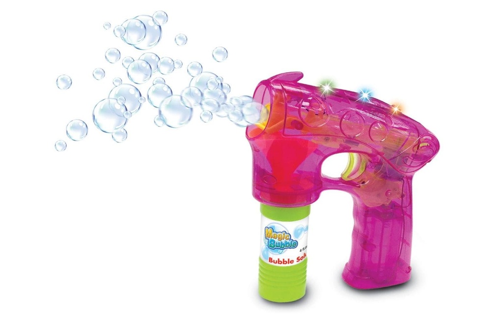 Totally Pistolet à bulles de savon avec lumière