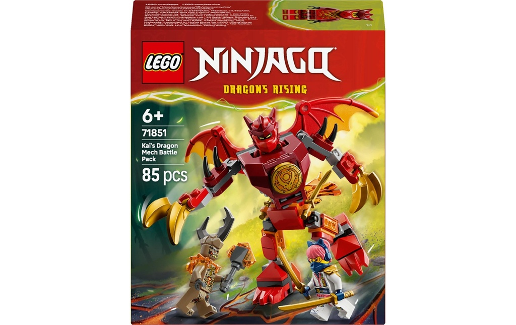 LEGO® Ninjago Pack de combat: le robot dragon de Kai 71851