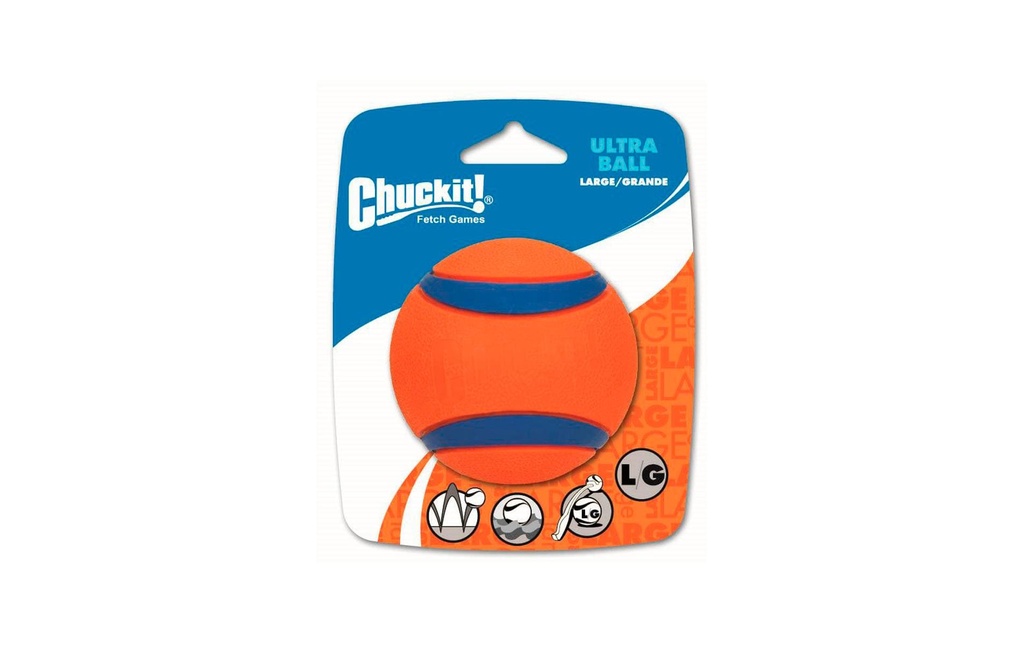 Chuckit! Jouet pour chien Ultra balle de tennis L, Ø 7.5 cm
