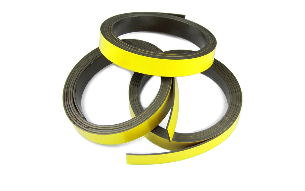supermagnete Bande magnétique 10 mm x 1 m, Jaune
