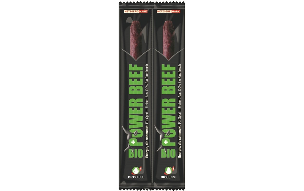 Metzgerei Mark Collation à la viande Power Beef 2x 25 g
