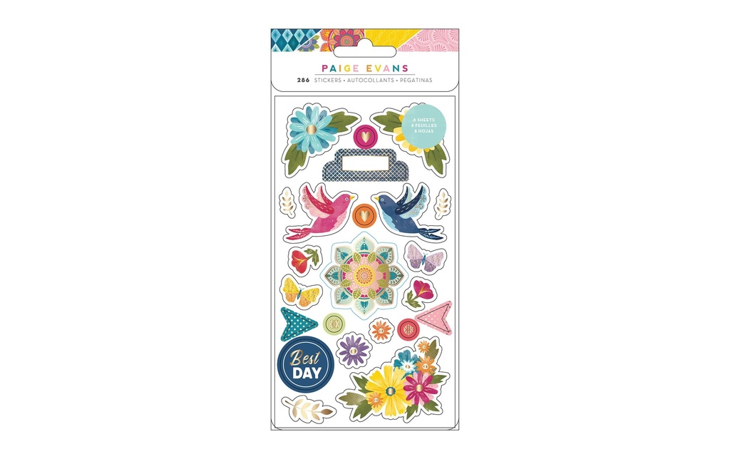American Crafts Album d’autocollants Wonders 286 pièces