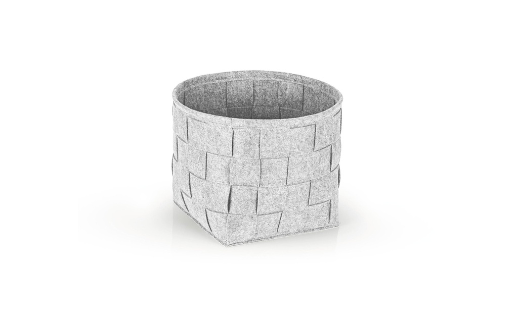 N8Werk Panier de rangement Filz 32 cm Gris clair
