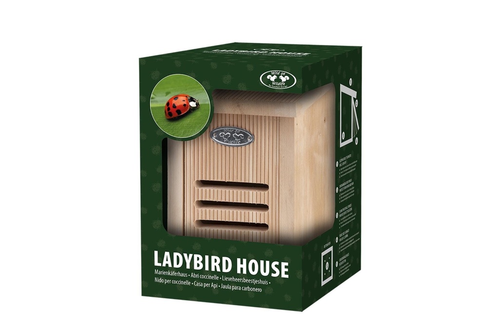 Esschert Design Maison des coccinelles, 15.9 x 15.9 x 22 cm