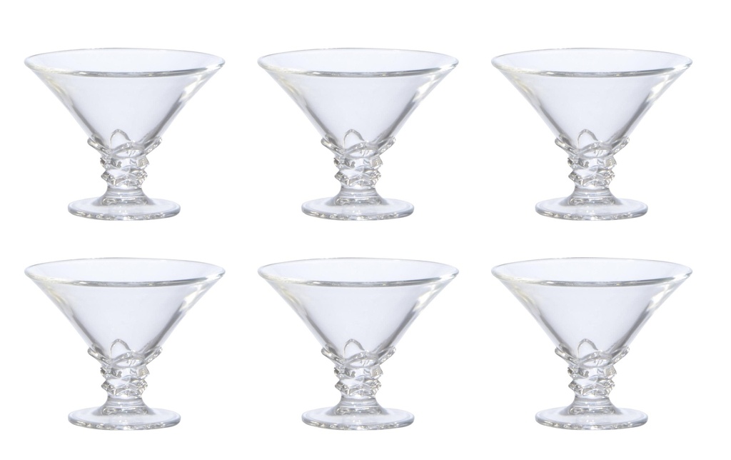 Arcoroc Coupe à dessert Palmier 210 ml, 6 Pièce/s, Transparent