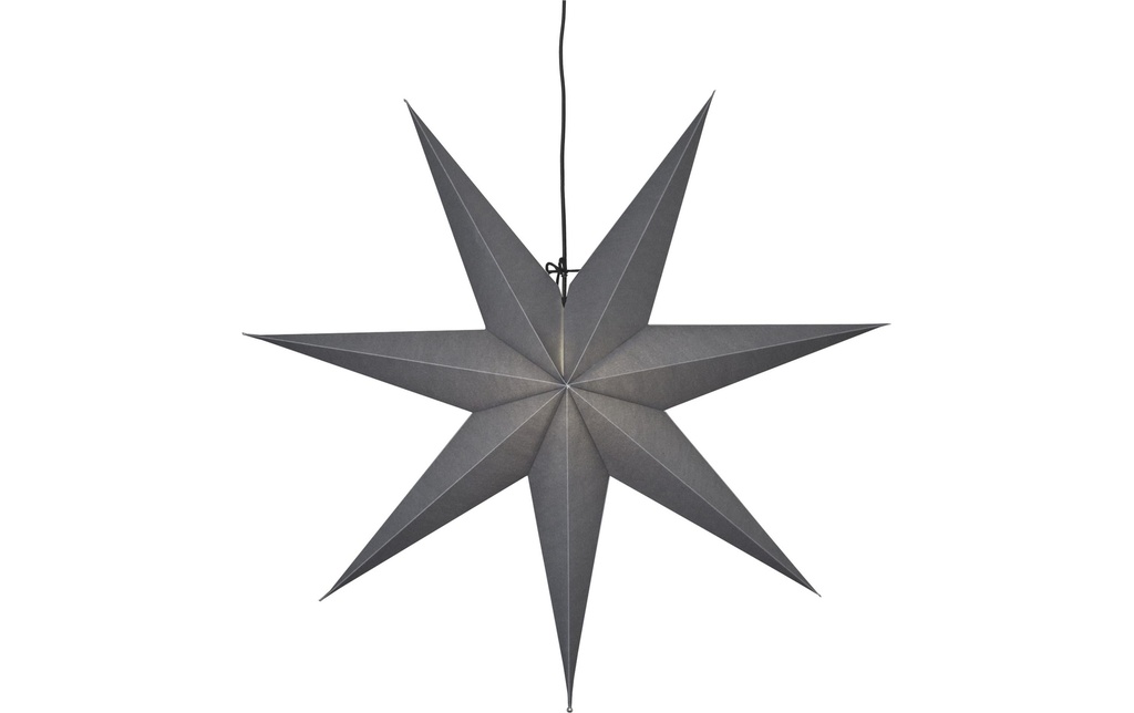Star Trading Étoile à LED Ozen gris, 70 cm