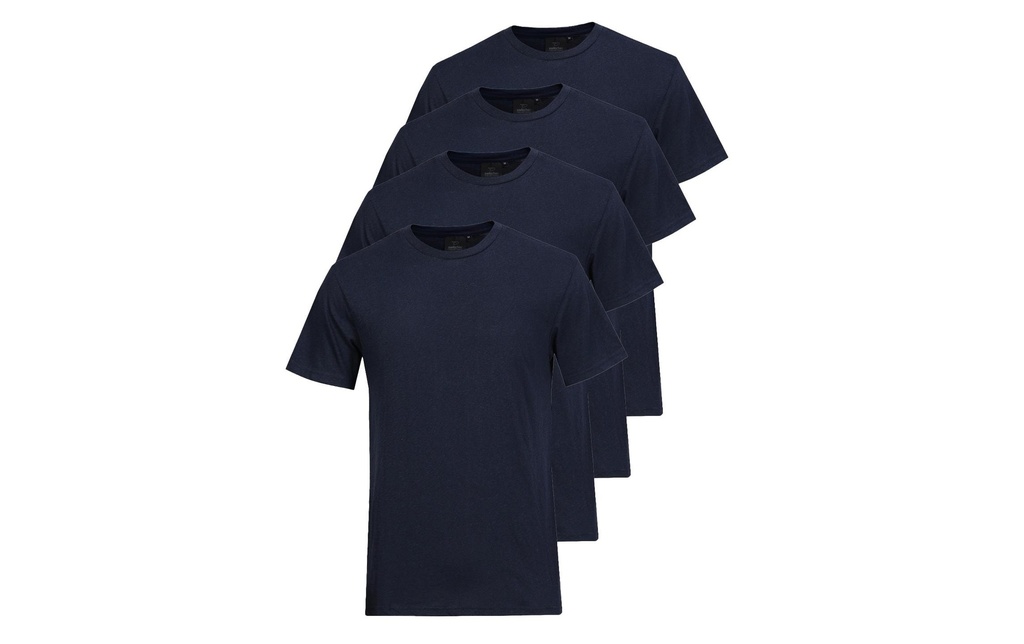Switcher 4er-Pack Unisex T-Shirt Max Bleu marine, XXXL