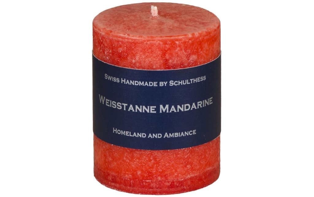 Schulthess Kerzen Bougie parfumée Sapin blanc Mandarine 8 cm