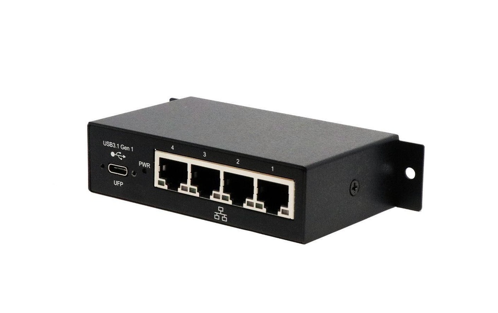 Exsys Adaptateurs réseau EX-1330M USB-C - 4x RJ45 (Gbe)