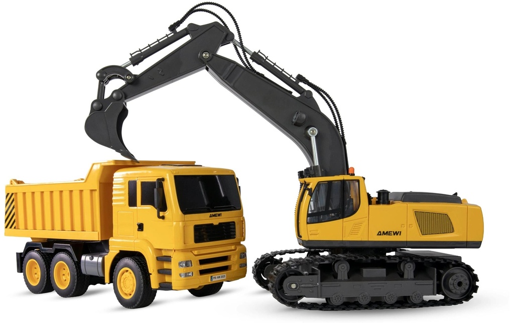Amewi Pelles sur chenilles & tombereaux 1:18 RTR