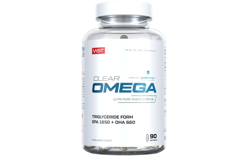 VAST Capsules Clear Omega 90x softgels