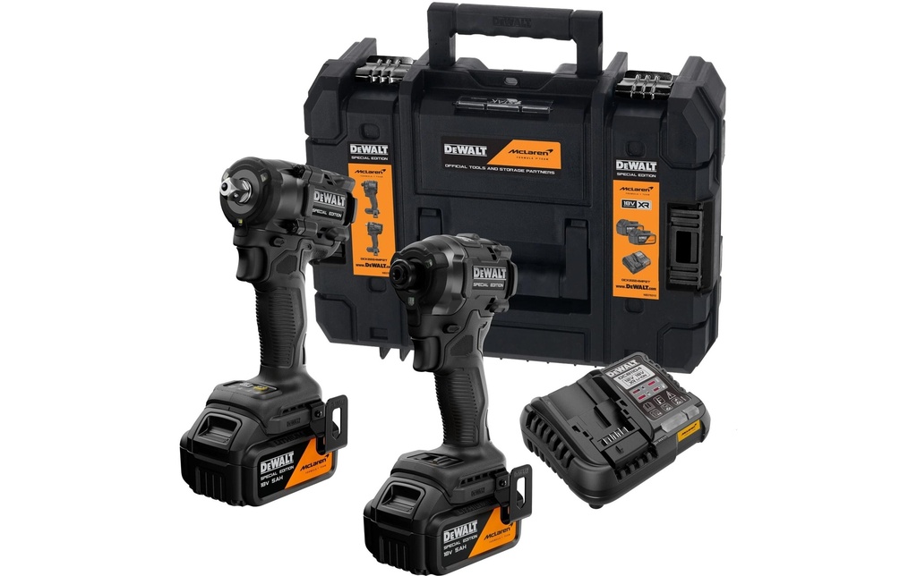 DEWALT McLaren F1 Team 18 V XR Brushless Twin Kit