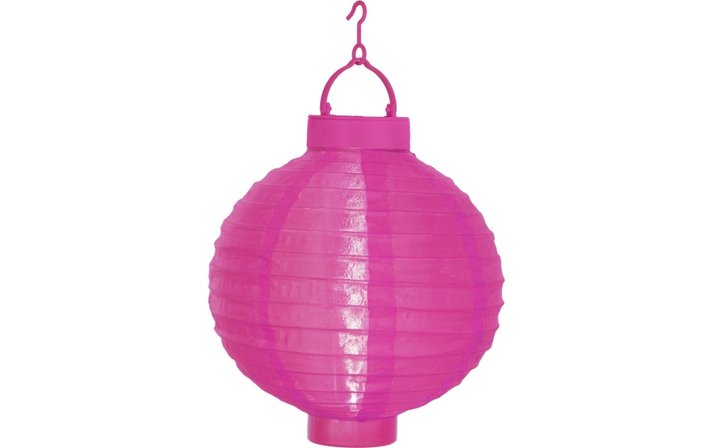 Star Trading Lampion Solar Festival 20 cm, Rose