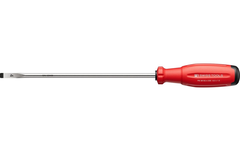 PB Swiss Tools Tournevis pour vis à fente SwissGrip Evo PB 38100.4-200