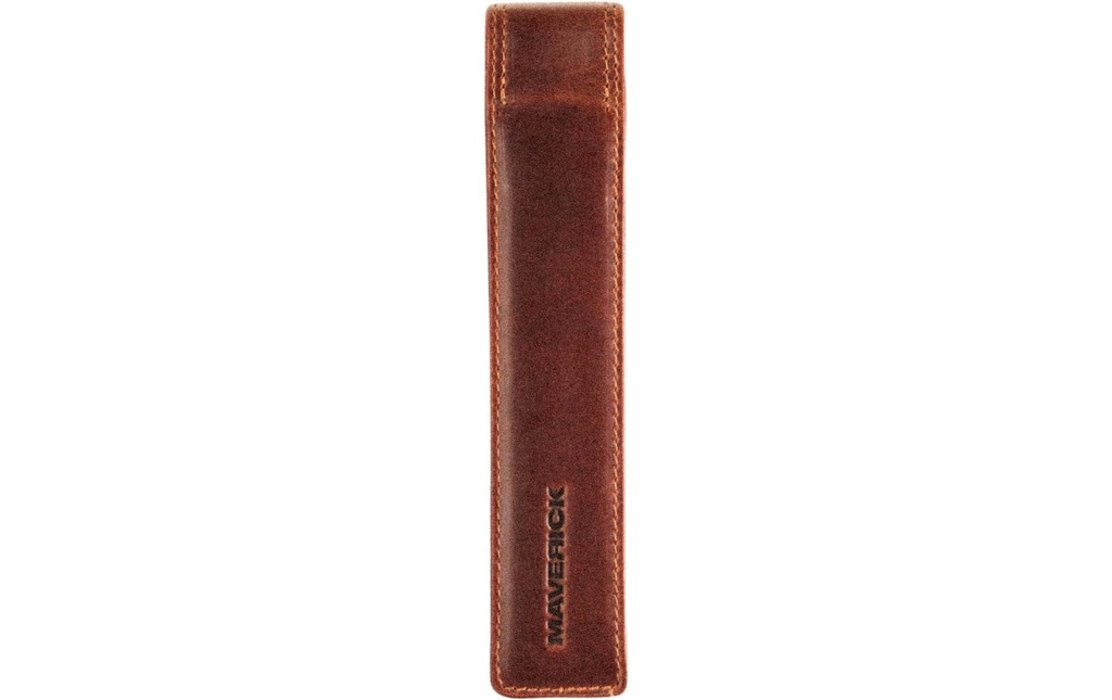Maverick Étui Original pour 1 instrument d'écriture, 2.5 x 15 cm, marron