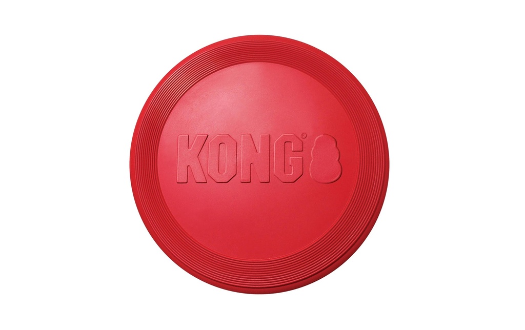 Kong Jouet pour chien Flyer Frisbee, Ø 18 cm, rouge