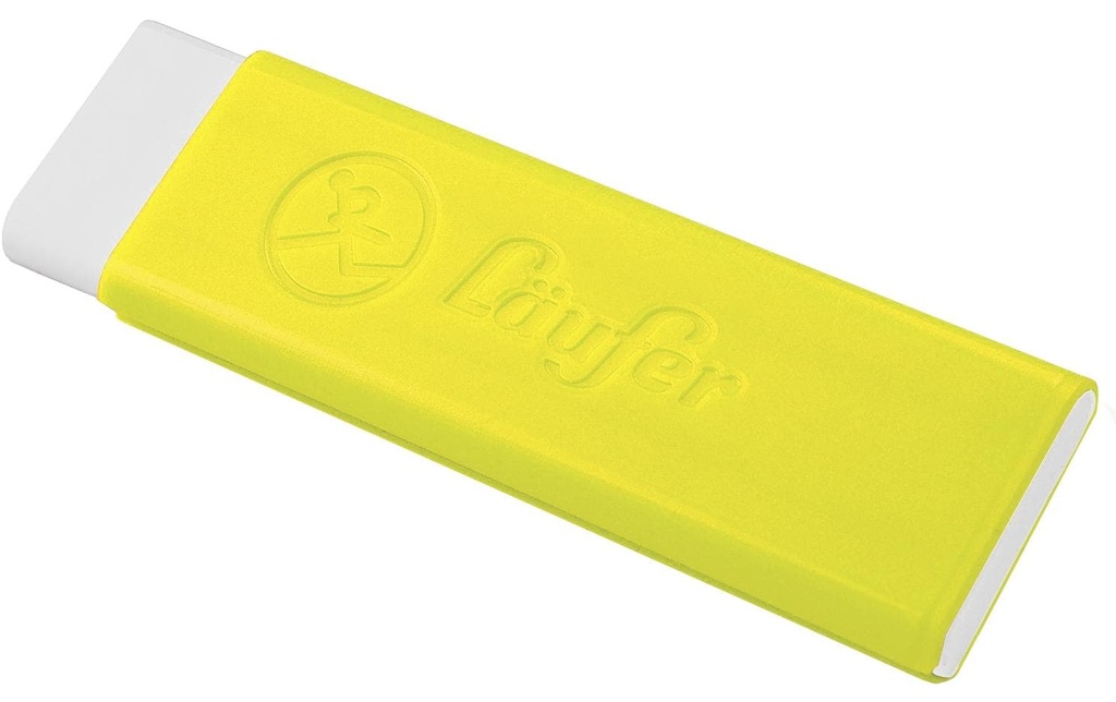LÄUFER Gomme pocket, jaune