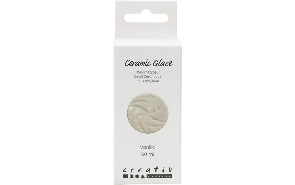 Creativ Company Émail céramique 984 - 1101 °C, 60 ml, Vanille