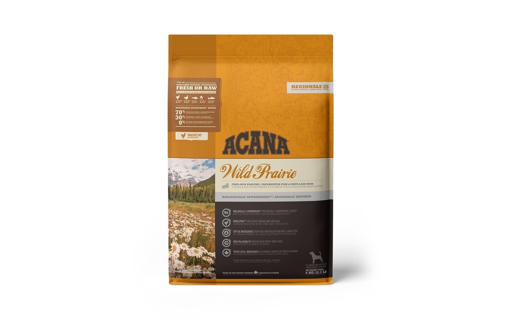 Acana Alimentation sèche Regionals Wild Prairie Recipe, 6 kg
