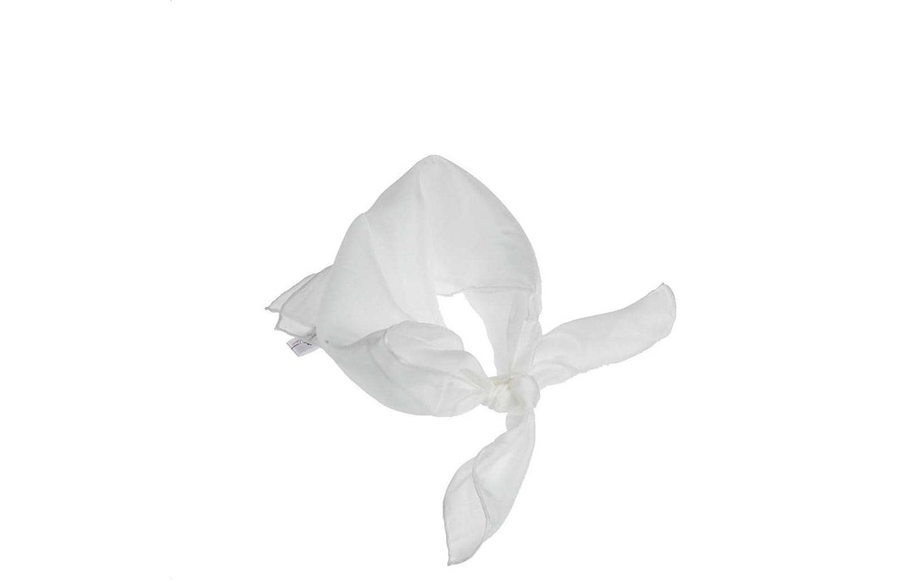 Creativ Company Foulard en soie 55 x 55 cm Blanc
