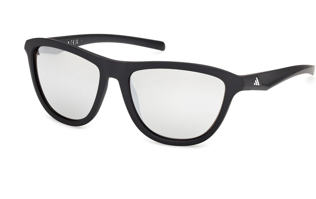 adidas ES0001 Lunettes de soleil sport Matte Black Smoke Mirror