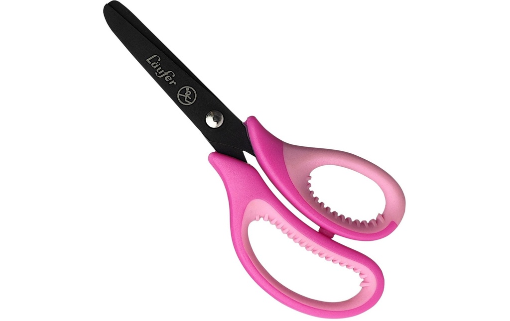 LÄUFER Ciseaux bricolage,ergonom.pink