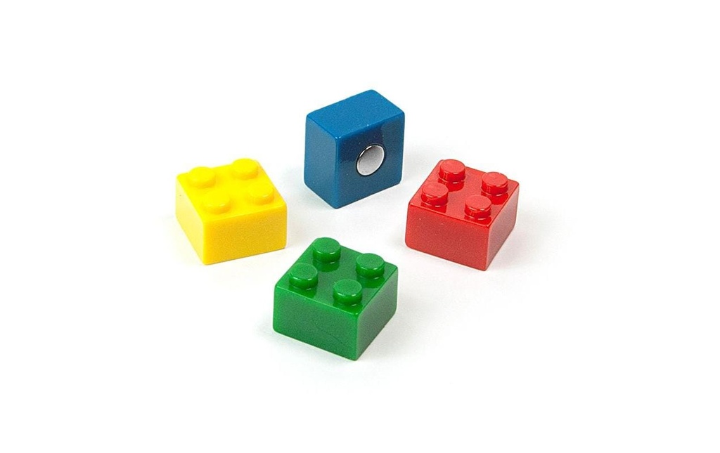 Trendform Aimant La brique Set de 4 pièces, Multicolore