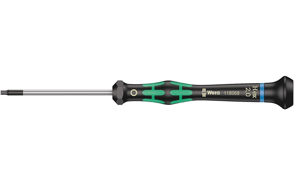 Wera Tournevis 2054 Hex-Plus 2.0 x 60 mm Six pans creux