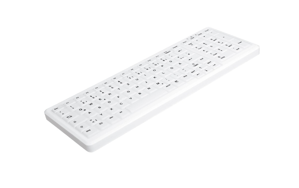 Active Key Clavier Medical AK-C7000 IP68 QWERTZ (CH) Blanc