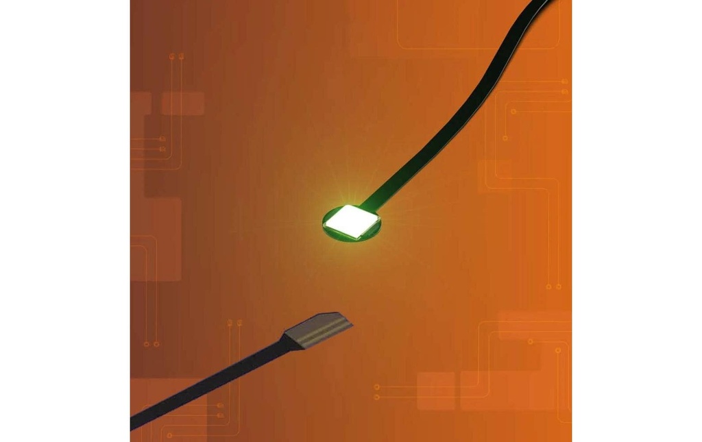 Light My Bricks 2.0 Astro LED Grand vert clair avec câble plat de 30 cm Lot de 4