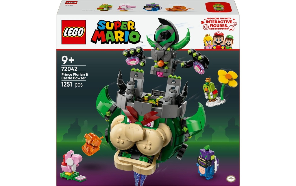 LEGO® Super Mario Prince Florian et Bowser du château 72042